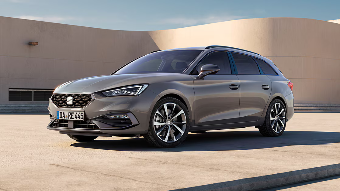 SEAT Leon ST Gebrauchtwagen als praktischer Kombi mit viel Platz und eleganter Linienführung.