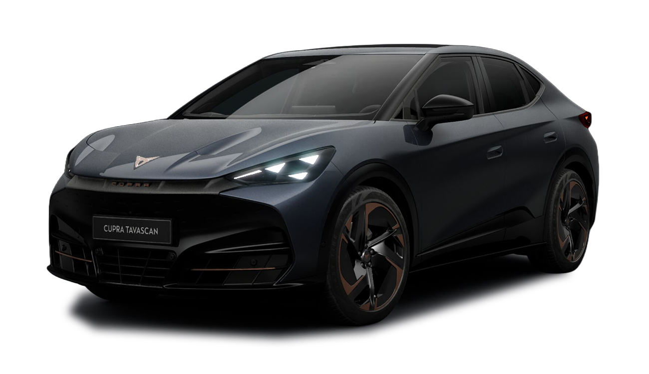 CUPRA Tavascan in Tavascan Blue Metallic Frontansicht