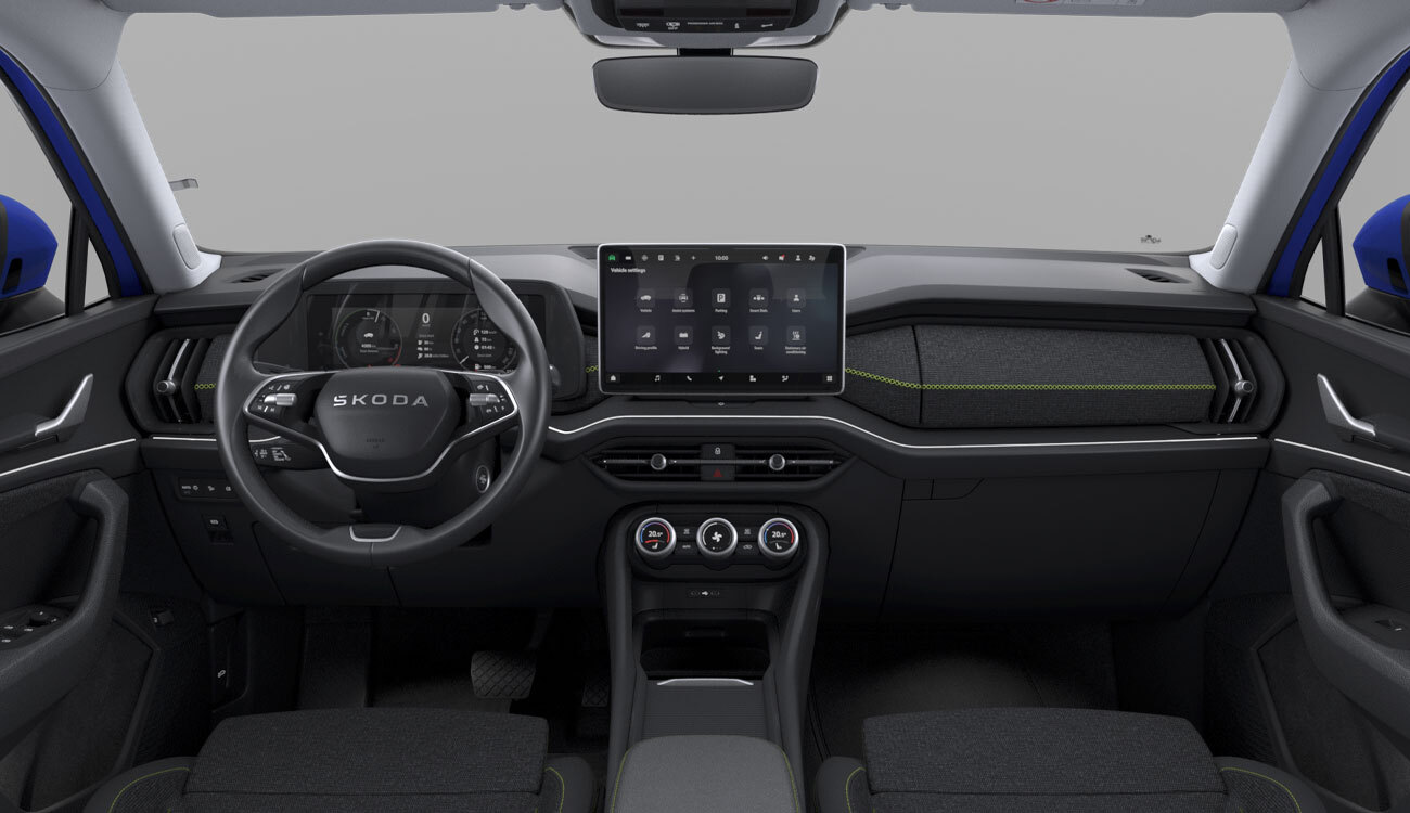 Fahrzeugbild Skoda Kodiaq Hybrid blau Innenraum