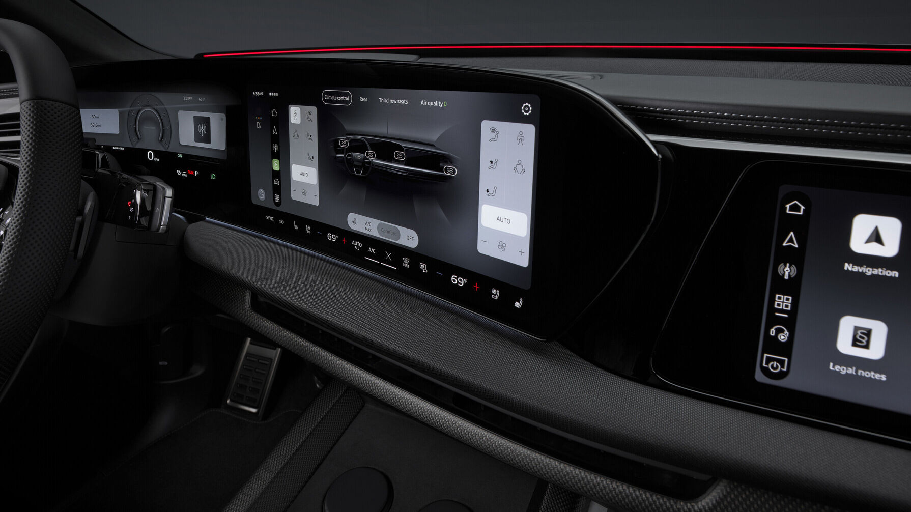 Bild 7  Das digitale Herzstück des Audi Q9 verbindet moderne Technik mit einem intuitiven Bedienkonzept und hochwertigem Full Size SUV Komfort.