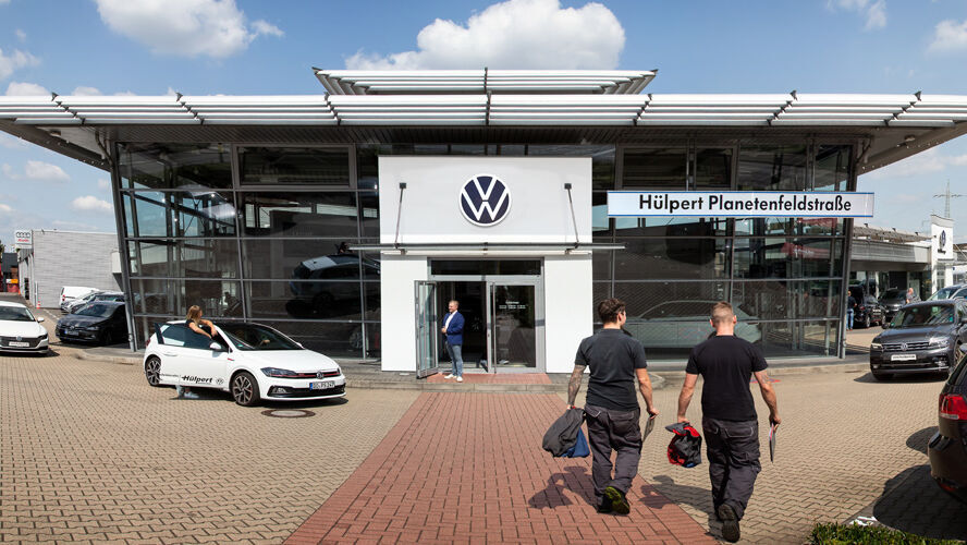 VW Standort Planetenfeldstraße Außenansicht
