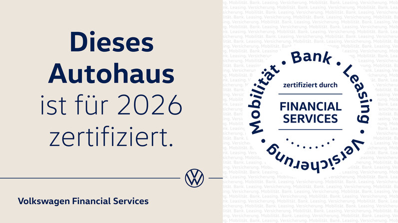 Autohaus Zertifizierung 2026 Financial Services