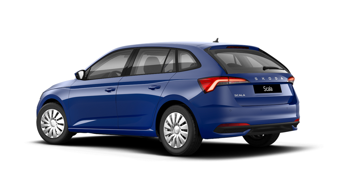 Fahrzeugbild Skoda Scala Essence Energy Blau Heck