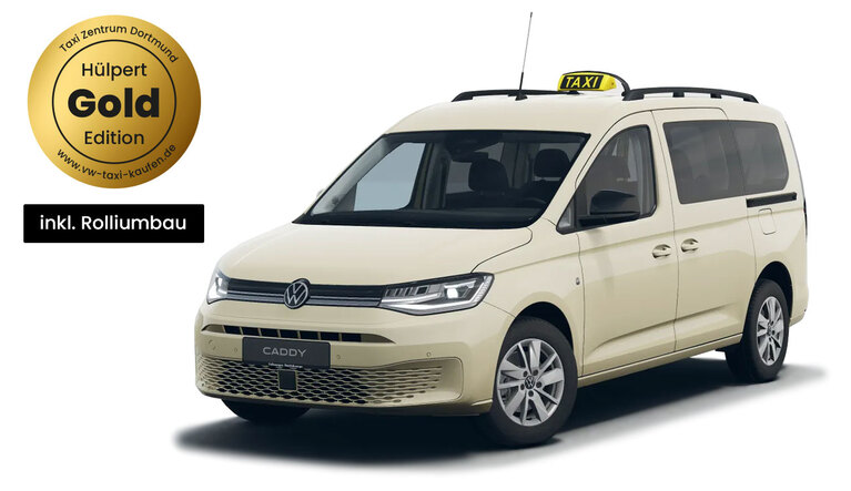 VW Caddy Taxi Life "Gold Edition": 2,0 l TDI EU6
