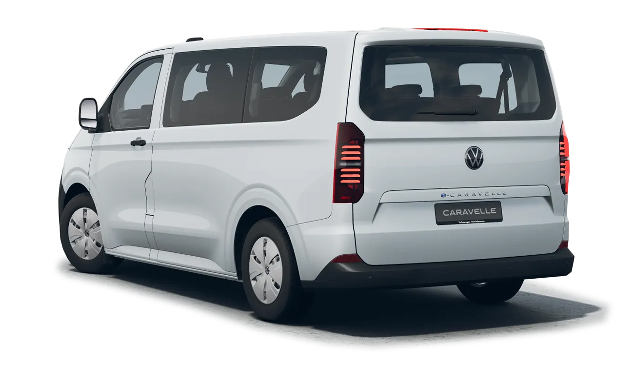 VW e-Caravelle Heckansicht