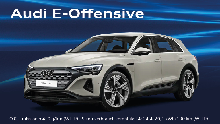 Audi E-Offensive Sofort verfügbare e-tron Modelle