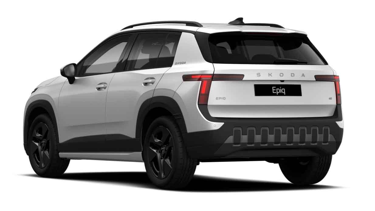 Neues Modell, Skoda Epiq Selection Heckansicht