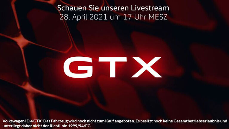 Volkswagen ID.4 GTX Livestream