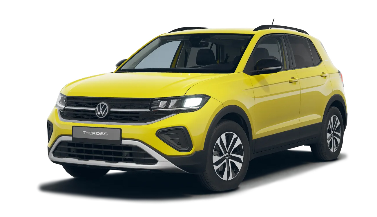 Fahrzugbild T-Cross Energy gelb Front