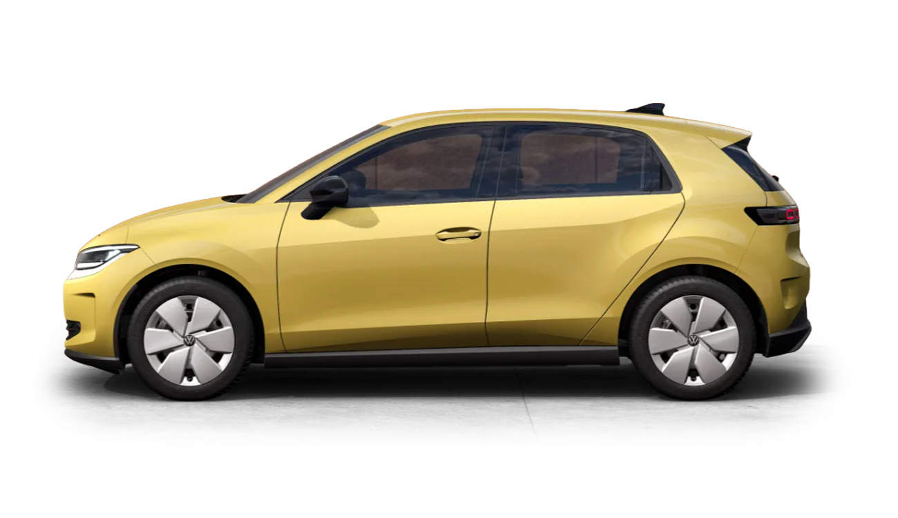 VW ID.Polo in Pyhtongelb Seitenansicht