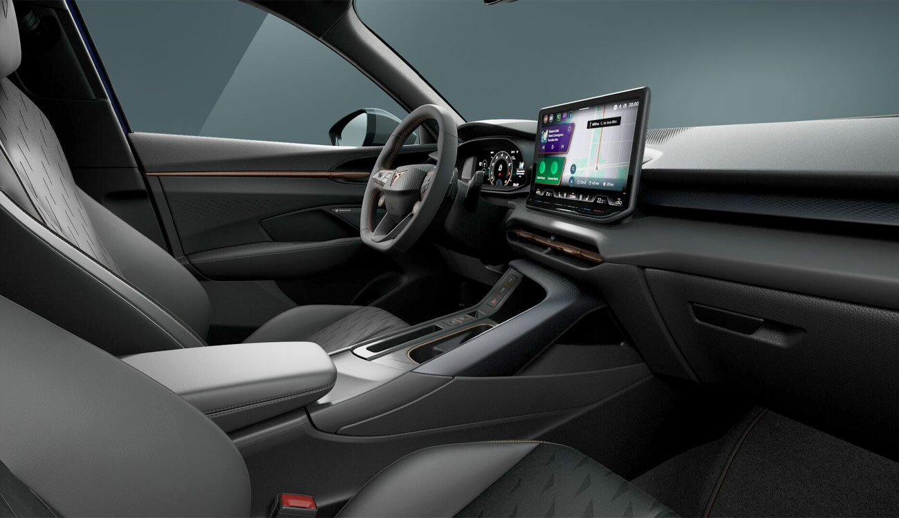 CUPRA Terramar VZ Freisteller in Cosmos Blau Metallic Interieur