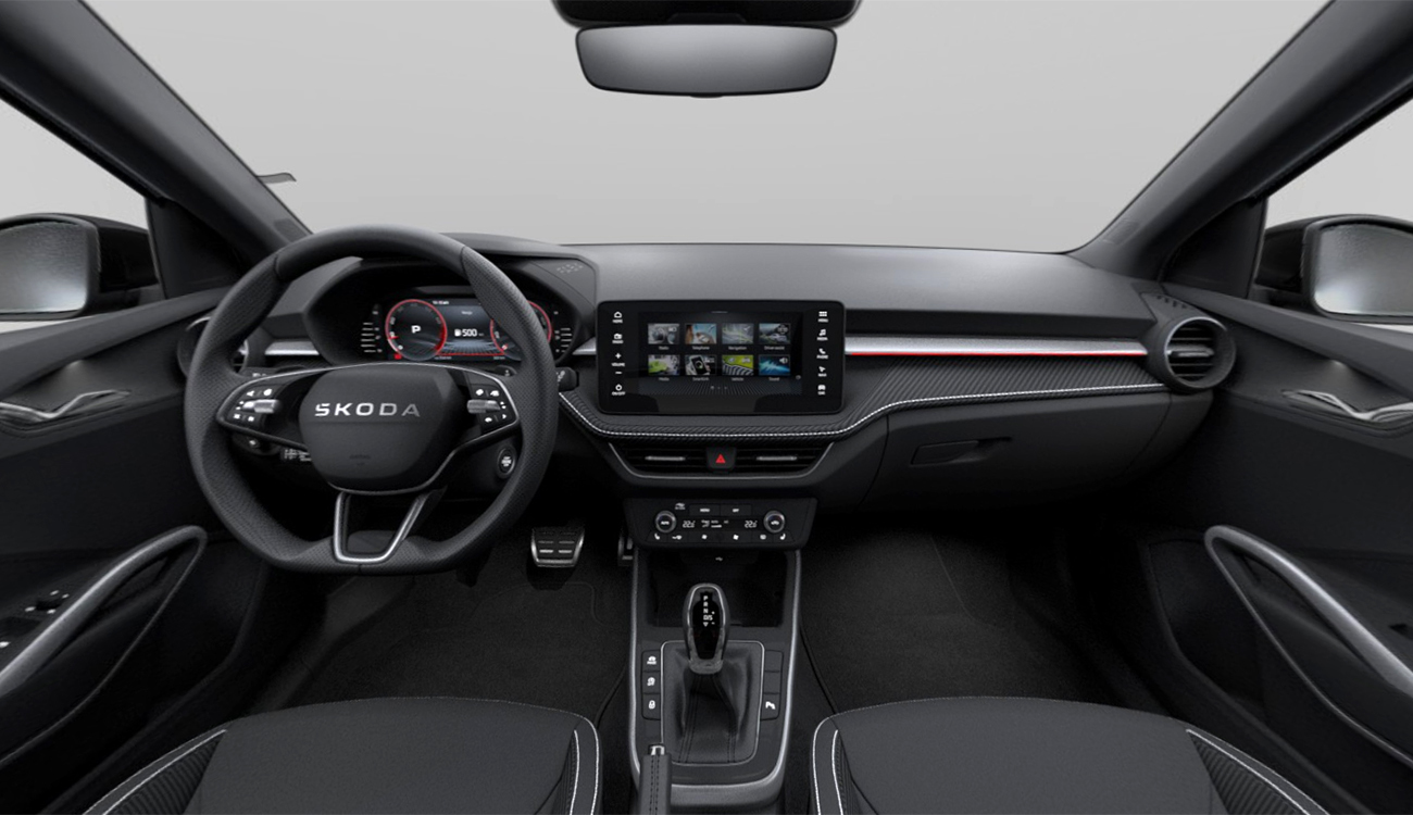 Fahrzeugbild Skoda Fabia 130 weiß Innenraum