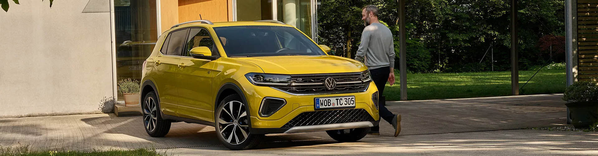 VW T-Cross Facelift in gelb