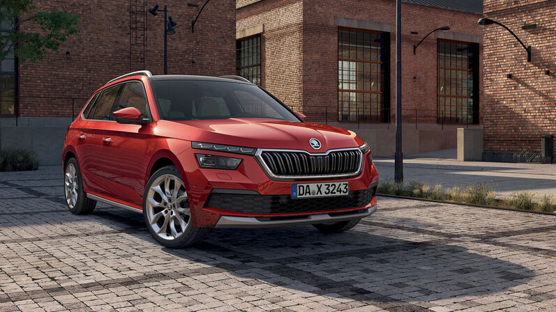 Skoda Kamiq in Rot