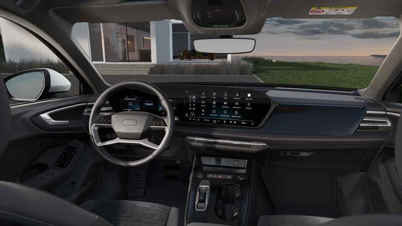 Audi A5 Avant in Arkonaweiß Interieur