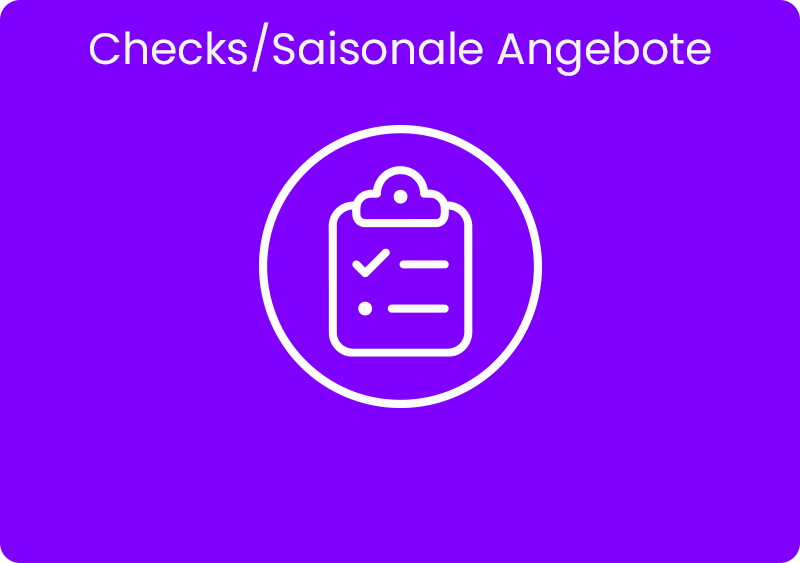 Service: Checks und Saisonale Angebote
