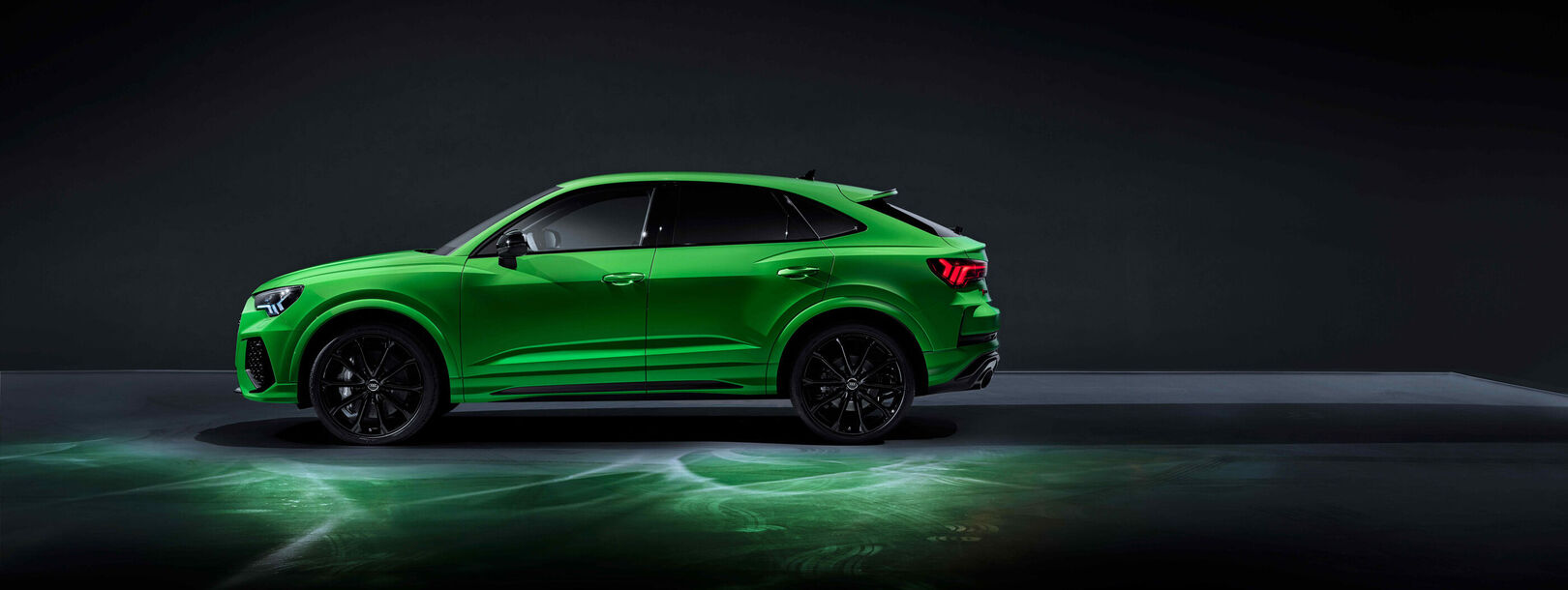 Audi RS Q3 Sportback in grün