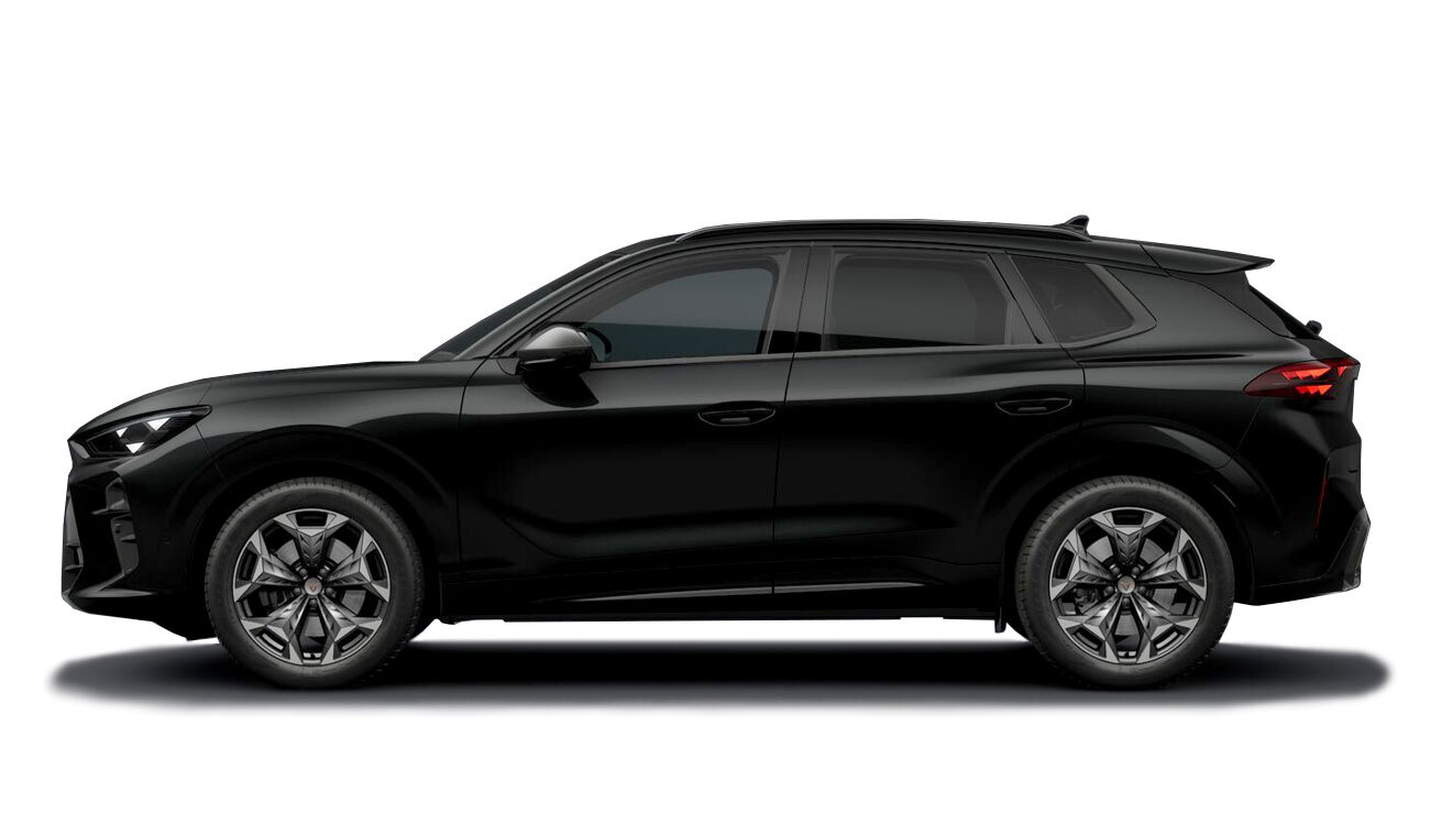 CUPRA Terramar Freisteller in Midnight Schwarz Metallic Seitenansicht