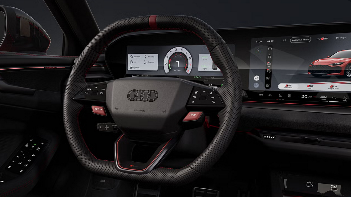 Audi rs5 Lenkrad mit 12 uhr markierung.