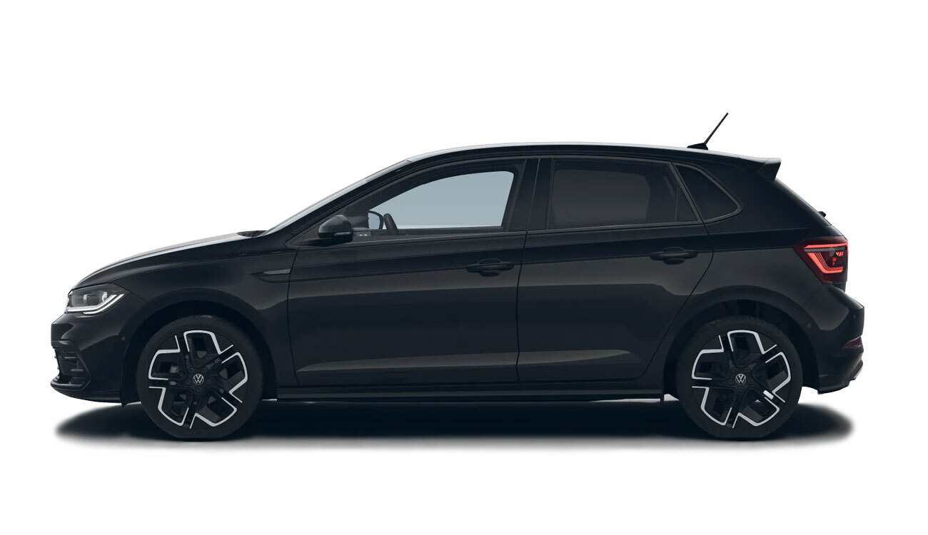 Fahrzeugbild VW Polo Lagerwagen schwarz seite