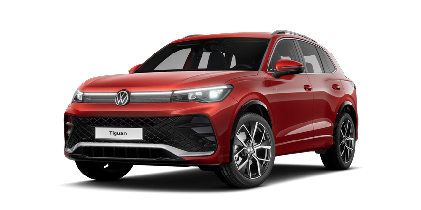 Der neue VW Tiguan in rot 