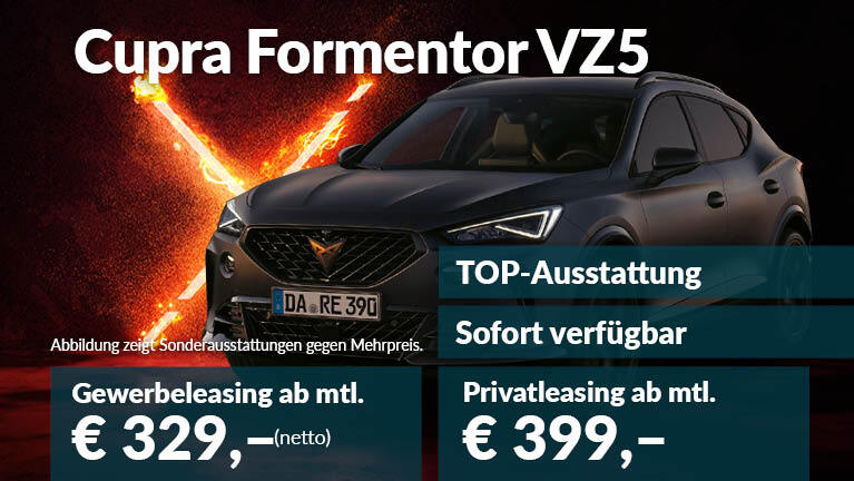 Angebotsteaser Cupra Formentor VZ5 Gewerbe- und Privat