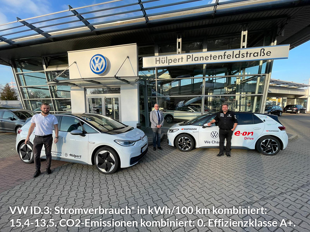 Volkswagen ID.3 Deutschlandtour bei Hülpert Planetenfeldstraße