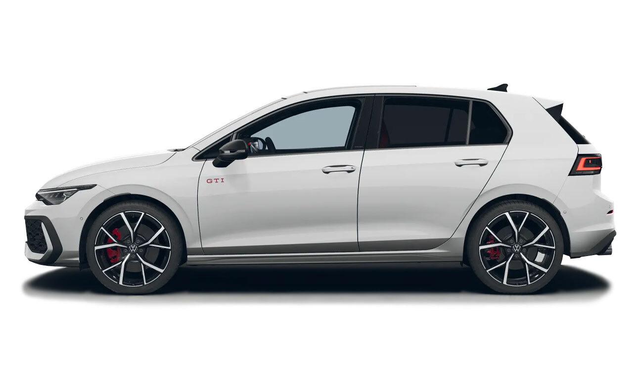 Fahrzeugbild VW Golf Lagerwagen weiß Seite