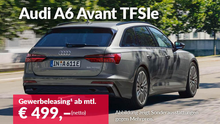 Angebotsteaser Audi A6 Avant Gewerbekunden