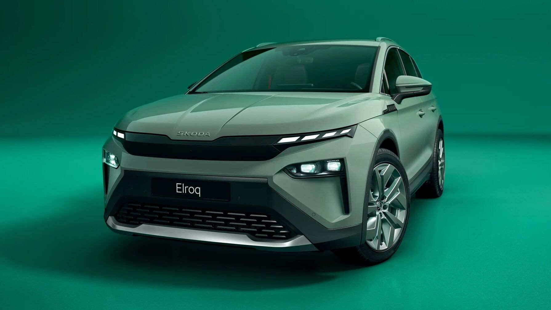 Škoda Elroq Gebrauchtwagen als kompaktes Elektro-SUV mit modernem Design und effizientem Antrieb für den Alltag.