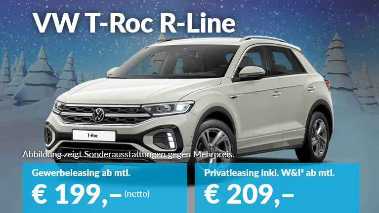 VW T-Roc R-Line Leasing Angebote