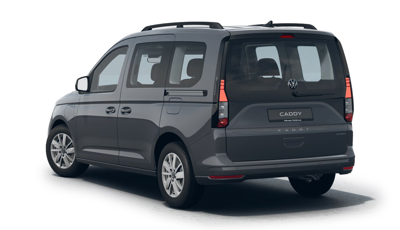 VW Caddy Life eHybrid Heckansicht