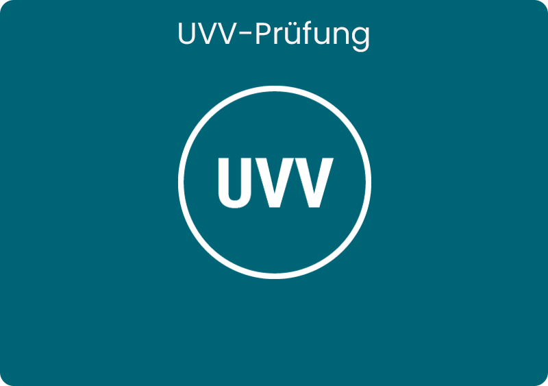 Online Termin buchen Service  UVV Prüfung