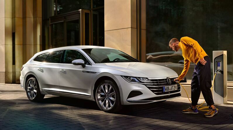 VW Arteon in Weiß