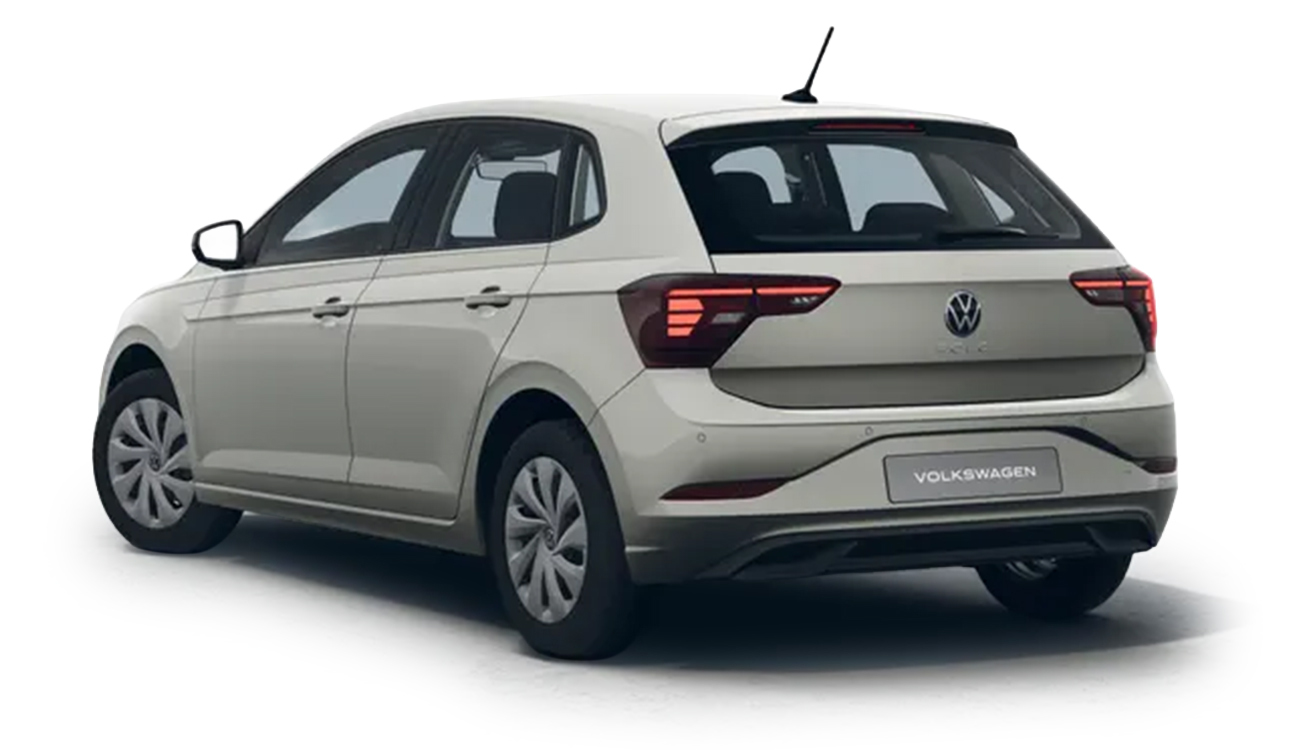 VW Polo Fahrschulleasing Fahrzeugbild Heck