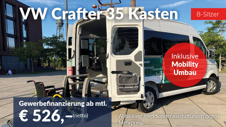 VW Crafter 8-Sitzer inkl. Tremonia Mobility Umbau