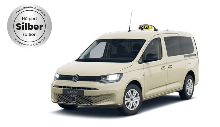 VW Caddy Taxi Life Maxi "Silber Edition": 2,0 l TDI EU6