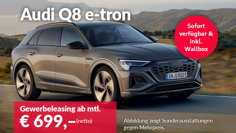 Audi Q8 e-tron Gewerbeleasing