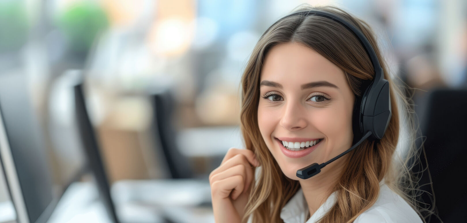 junge Frau am Telefon