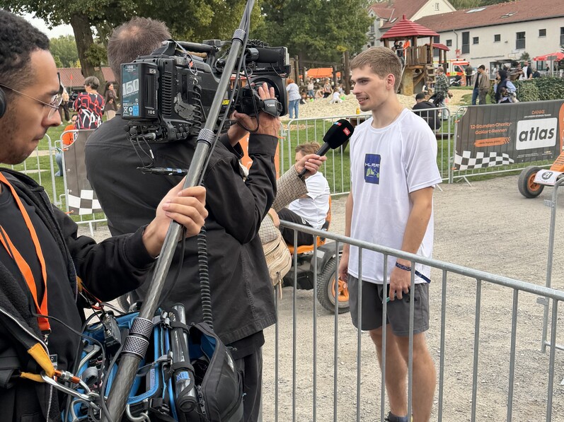 Hülpert Mitarbeiter gibt Interview für RTL