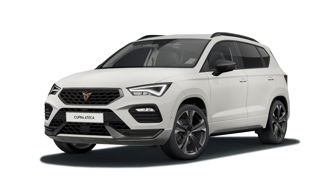 CUPRA Ateca Freisteller in Bila Weiß Frontansicht