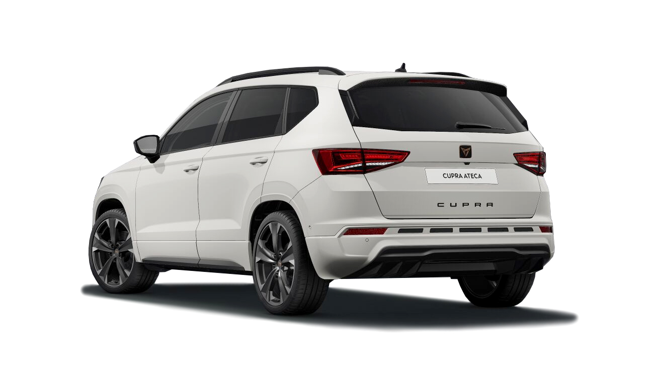 CUPRA Ateca Freisteller in Bila Weiß Heckansicht