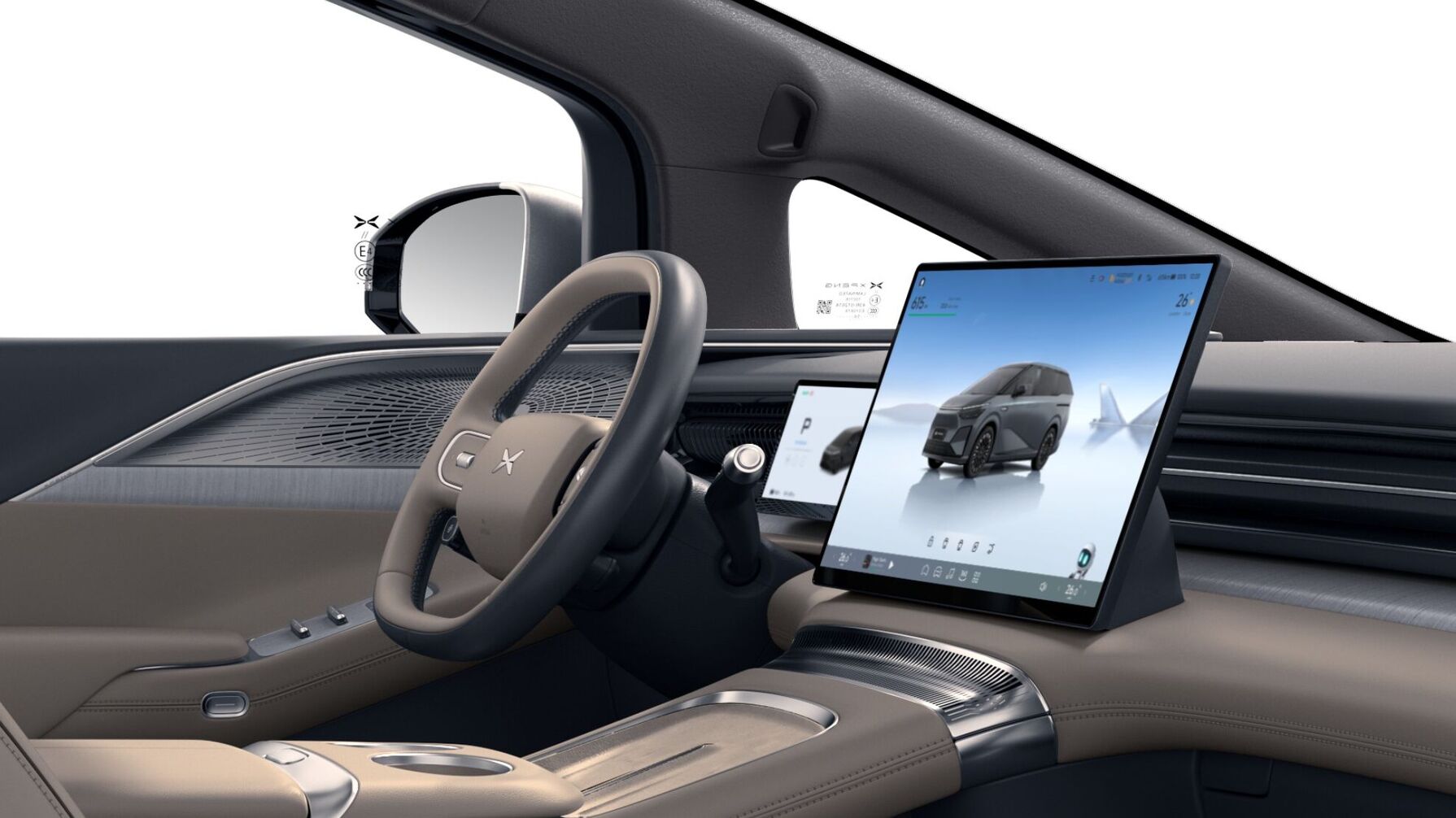 17,3" Kontroll-und Entertainmentbildschirm und Headup Display