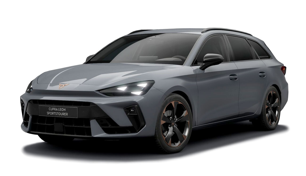 CUPRA Leon Sportstourer 1.5 eTSI Freisteller in Graphene Grau Frontansicht
