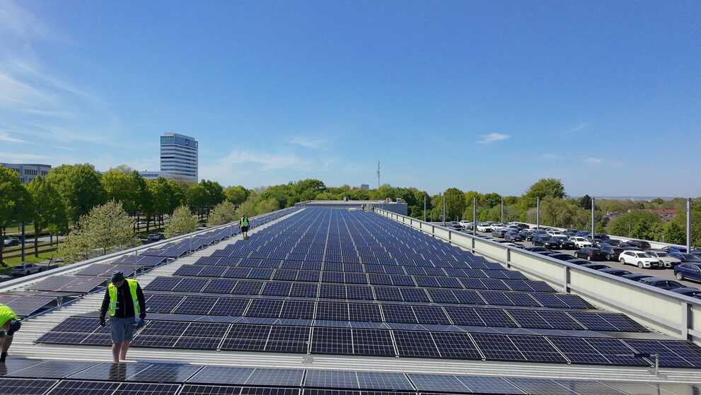 Audi Zentrum Dortmund neue PV Anlage
