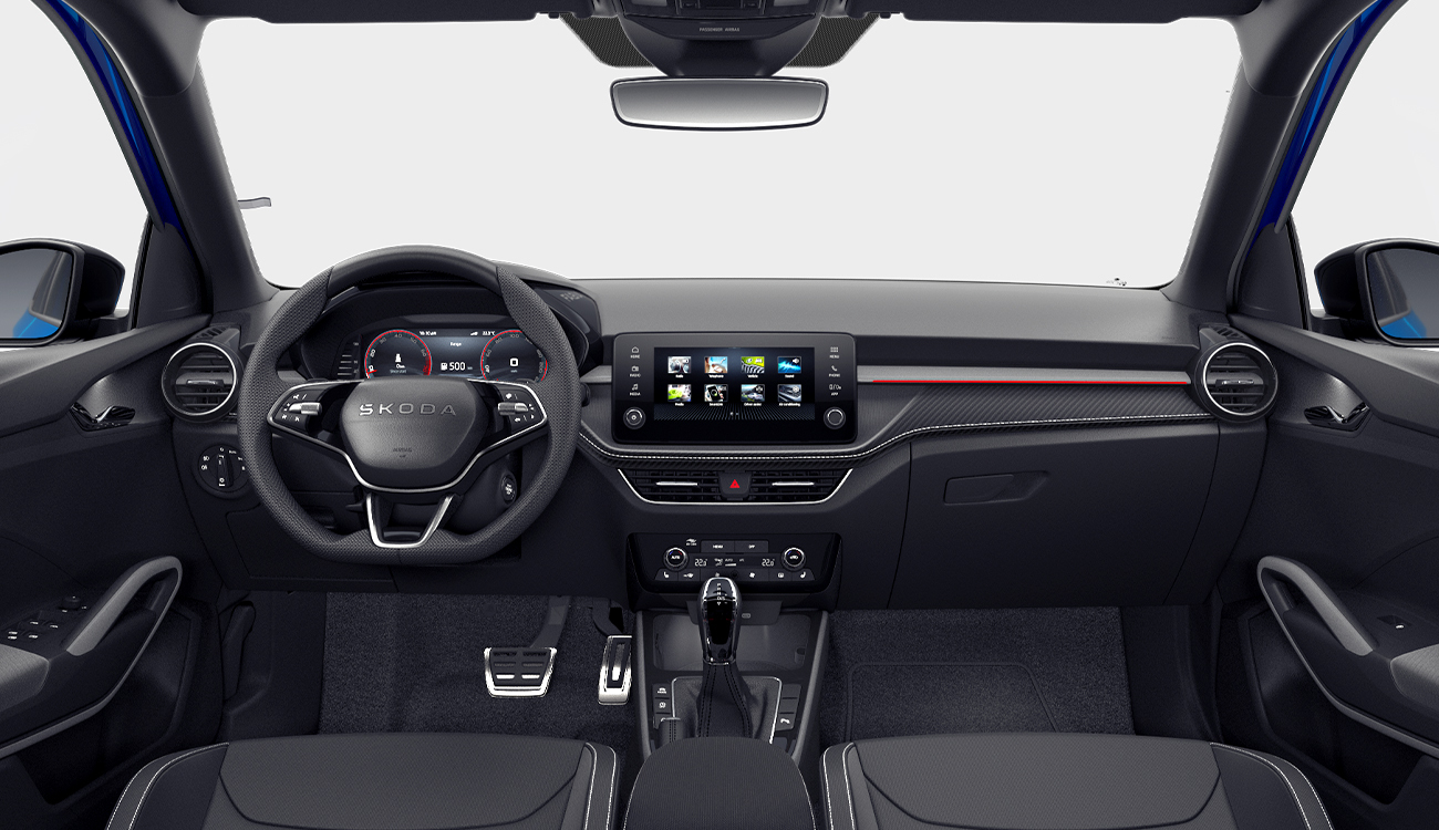 Fahrzeugbild Skoda Kamiq Essence Energy Blau Innenraum