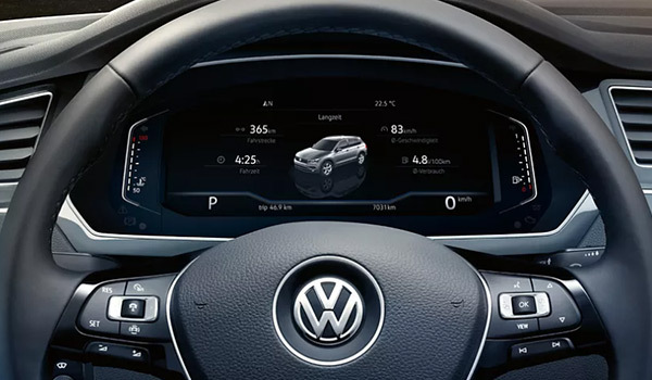Digitales Cockpit im VW Tiguan