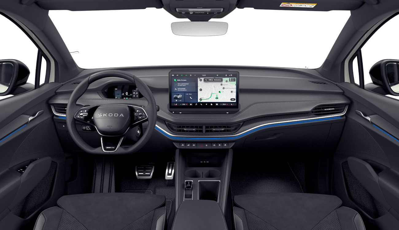 Fahrzeugbilder Skoda Elroq grau Innenraum