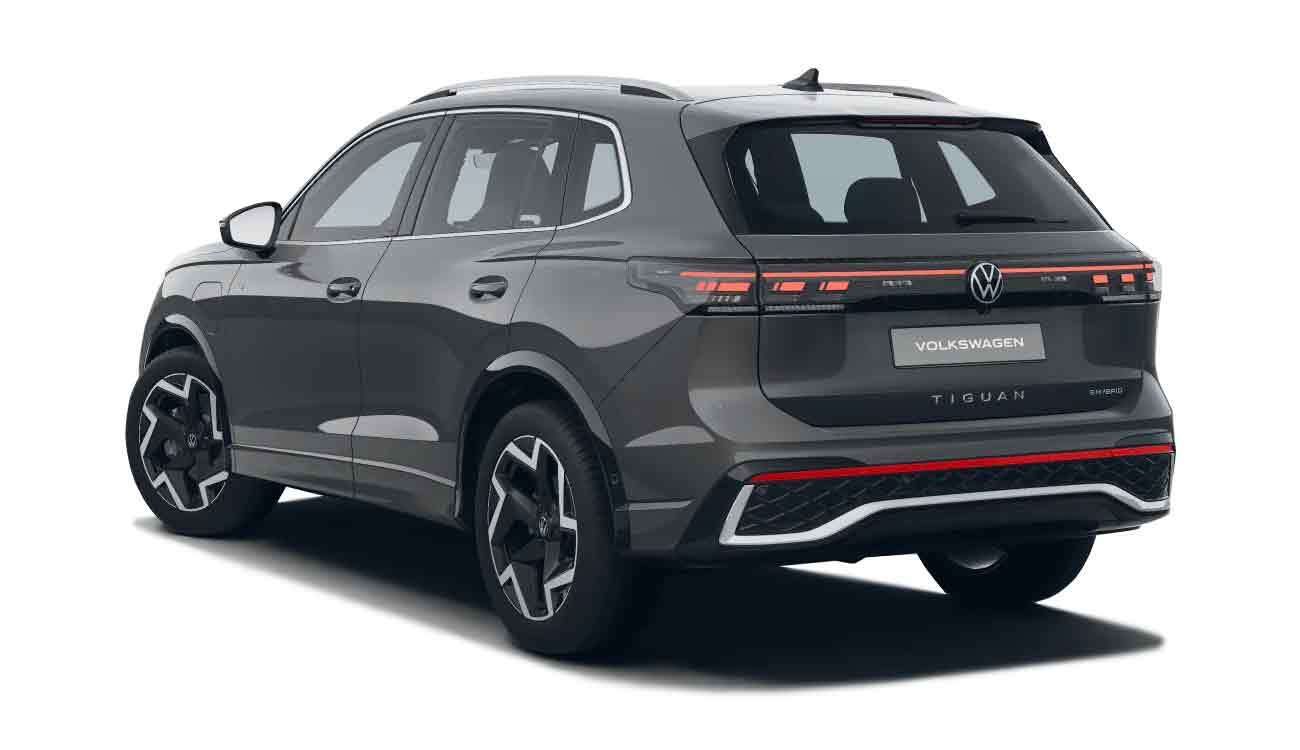 Fahrzeugbild VW Tiguan R-Line Ehybrid grau Heck
