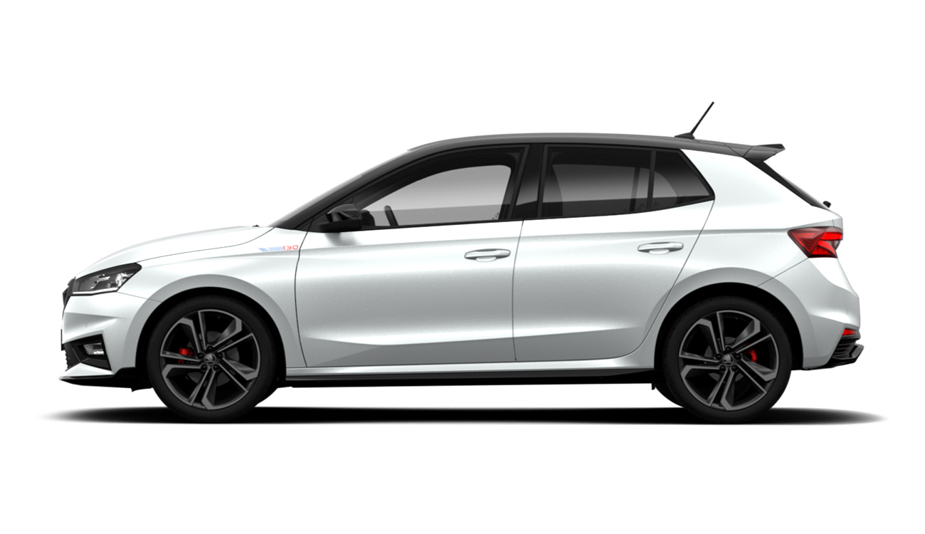 Fahrzeugbild Skoda Fabia 130 weiß Seite